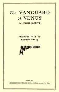 The vanguard of Venus by Landell Bartlett