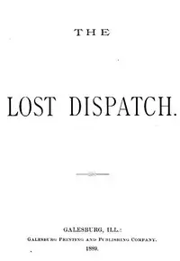 The Lost Dispatch by Anonymous