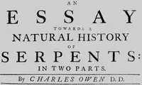 An essay towards a natural history of serpents by Charles Owen
