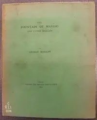 The Fountain of Maribo, and Other Ballads by George Borrow