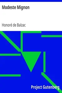 Modeste Mignon by Honoré de Balzac