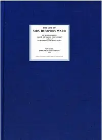 The Life of Mrs. Humphry Ward by Janet Penrose Trevelyan
