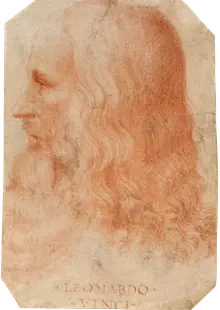 Portrait of da Vinci Leonardo