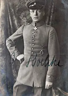 Portrait of Oswald Boelcke