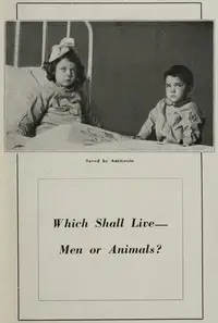 Which Shall Live—Men or Animals? by Ernest Harold Baynes