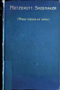 Metzerott, Shoemaker by Katharine Pearson Woods