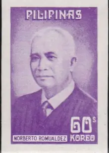 Portrait of Norberto Romuáldez