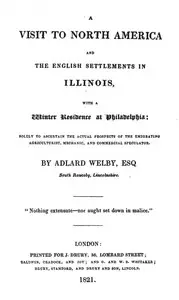 Faux's Memorable Days in America, 1819-20; and Welby's Visit to North America, 1819-20, part 2 (1820) by W. (William) Faux