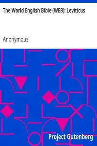The World English Bible (WEB): Leviticus by Anonymous