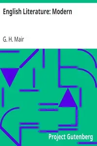 English Literature: Modern by G. H. (George Herbert) Mair